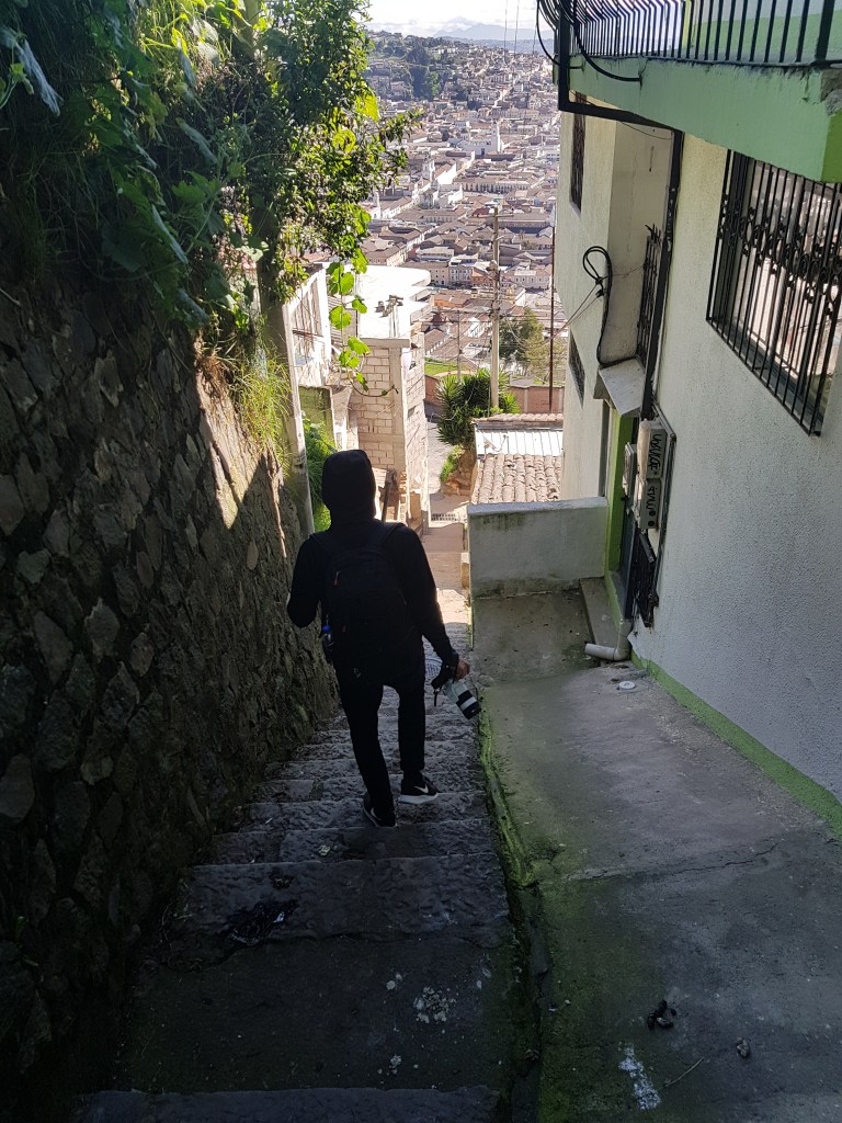 Cesta z El Panecillo do Centra Quita