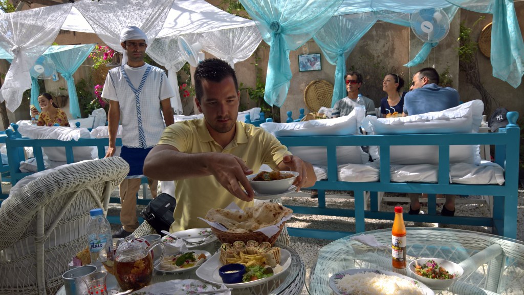Místní restaurace v Dubaji